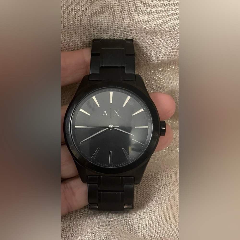Armani Exchange A/X Black Stainless Steel Case & Bracelet Men’s Watch AX2322 - Picture 12 of 17